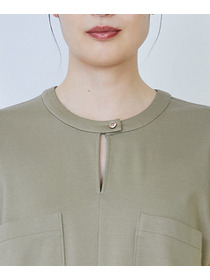 【LOISIR】コットンポンチコンビネーションワンピース 詳細画像 グリーン系その他 16