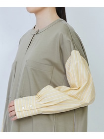 【LOISIR】コットンポンチコンビネーションワンピース 詳細画像 グリーン系その他 18