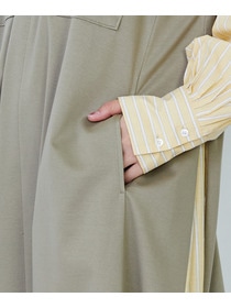 【LOISIR】コットンポンチコンビネーションワンピース 詳細画像 グリーン系その他 19