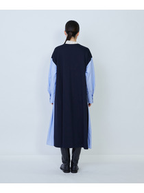 【LOISIR】コットンポンチコンビネーションワンピース 詳細画像 グリーン系その他 6