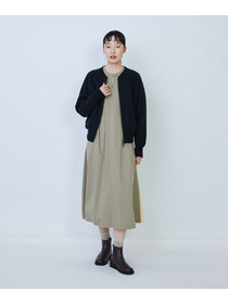 【LOISIR】コットンポンチコンビネーションワンピース 詳細画像 グリーン系その他 8