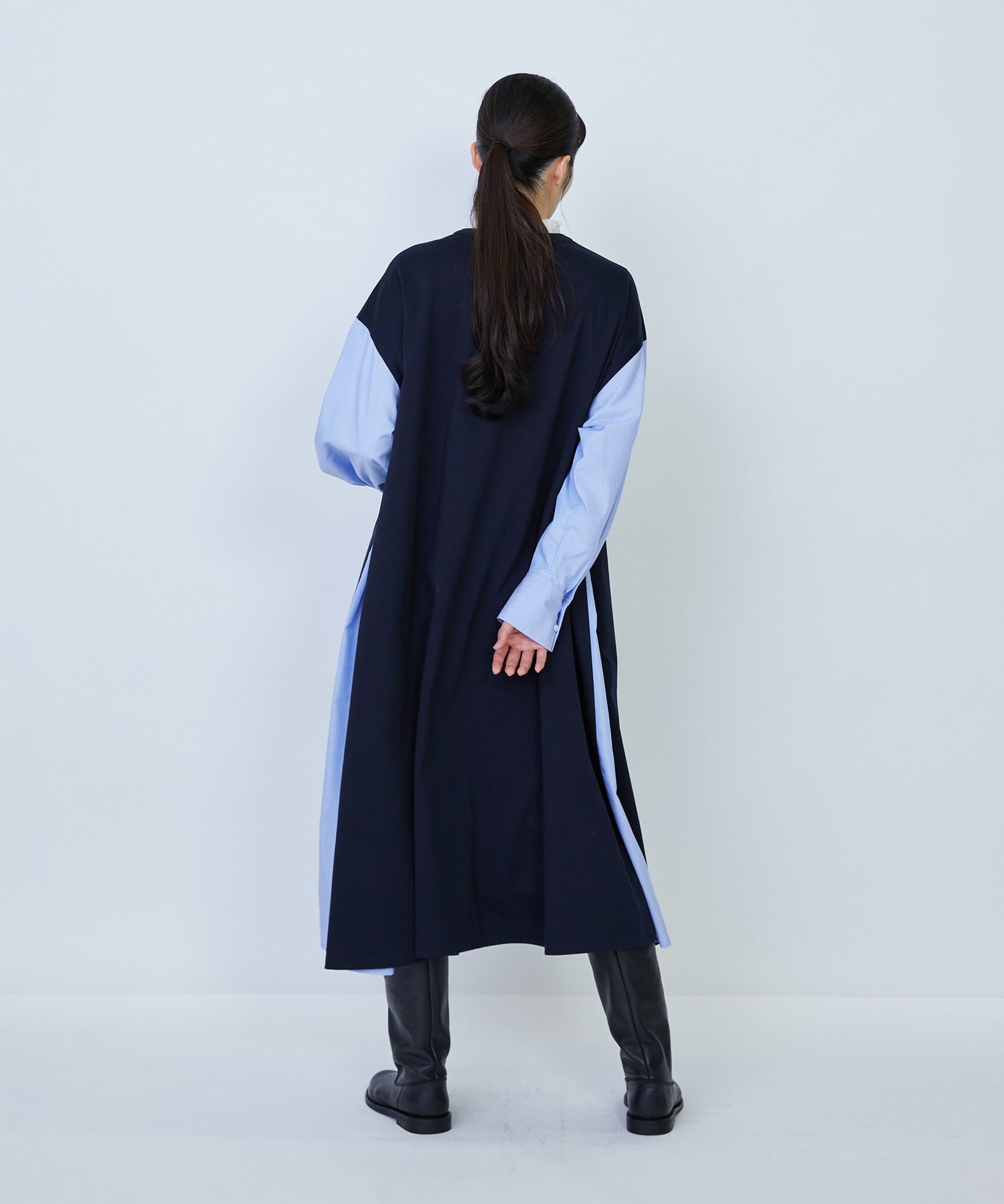 【LOISIR】コットンポンチコンビネーションワンピース 詳細画像 グリーン系その他 3