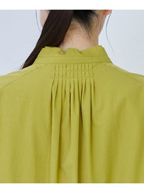 【LOISIR】コットンブロードタックディテールブラウス 詳細画像 ホワイト 16