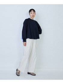 【LOISIR】コットンポンチコンビネーションブラウス 詳細画像 グリーン系その他 1