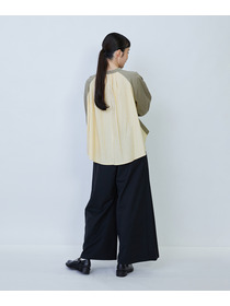 【LOISIR】コットンポンチコンビネーションブラウス 詳細画像 グリーン系その他 10