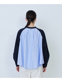 【LOISIR】コットンポンチコンビネーションブラウス 詳細画像 グリーン系その他 6