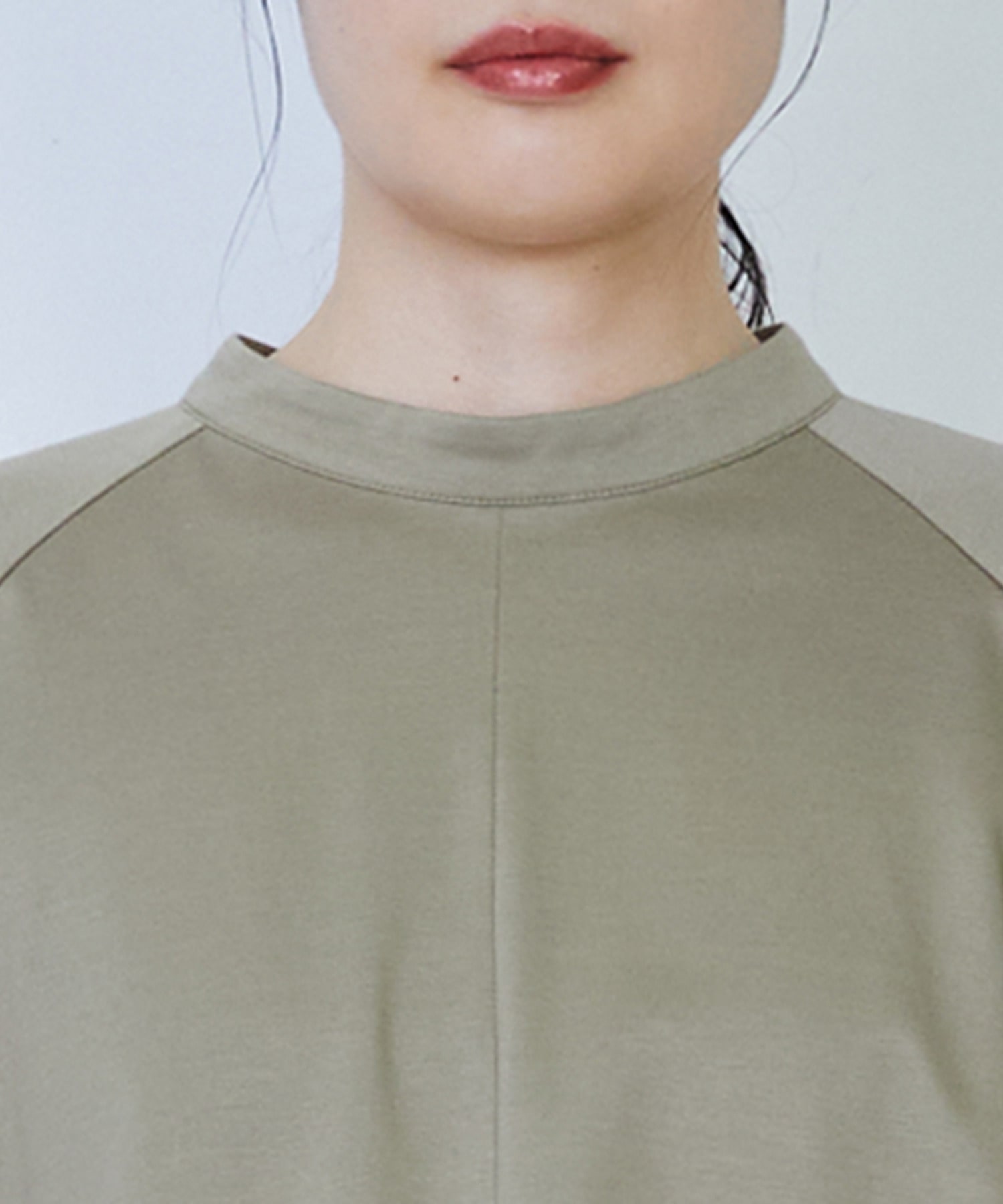 【LOISIR】コットンポンチコンビネーションブラウス 詳細画像 グリーン系その他 14