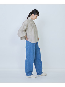 【LOISIR】グランジリネンフリルカラーブラウス 詳細画像 キナリ 4