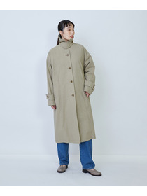 【LOISIR】グランジコットンポプリンステンカラーコート 詳細画像 ベージュ 13