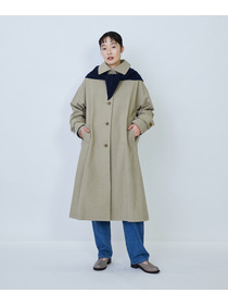 【LOISIR】グランジコットンポプリンステンカラーコート 詳細画像 ベージュ 15