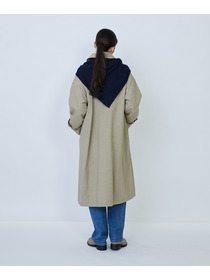 【LOISIR】グランジコットンポプリンステンカラーコート 詳細画像 ベージュ 16