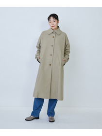 【LOISIR】グランジコットンポプリンステンカラーコート 詳細画像 ベージュ 17