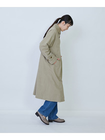 【LOISIR】グランジコットンポプリンステンカラーコート 詳細画像 ベージュ 18