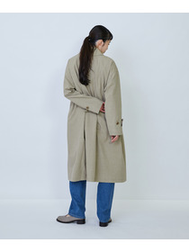 【LOISIR】グランジコットンポプリンステンカラーコート 詳細画像 ベージュ 19