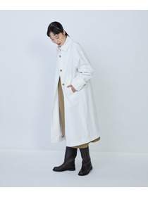 【LOISIR】グランジコットンポプリンステンカラーコート 詳細画像 ベージュ 2