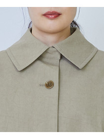 【LOISIR】グランジコットンポプリンステンカラーコート 詳細画像 ベージュ 23