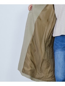 【LOISIR】グランジコットンポプリンステンカラーコート 詳細画像 ベージュ 28