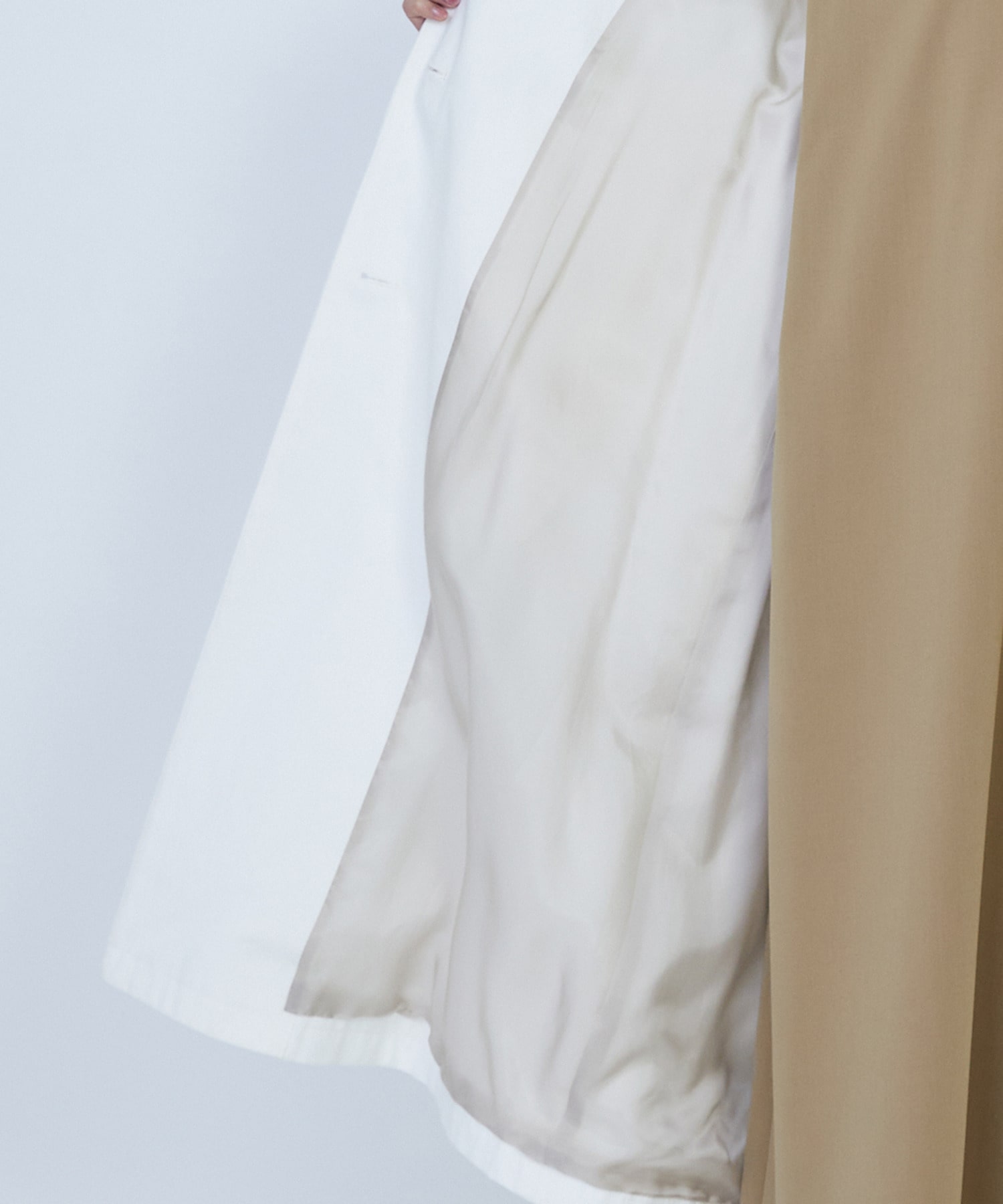 【LOISIR】グランジコットンポプリンステンカラーコート 詳細画像 ベージュ 11