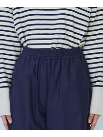 【LOISIR】コットンタイプライターワイドパンツ 詳細画像 キナリ 16