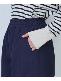 【LOISIR】コットンタイプライターワイドパンツ 詳細画像 キナリ 18