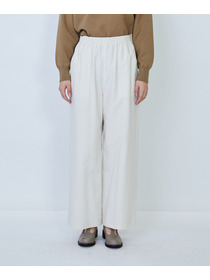 【LOISIR】コットンタイプライターワイドパンツ 詳細画像 キナリ 6