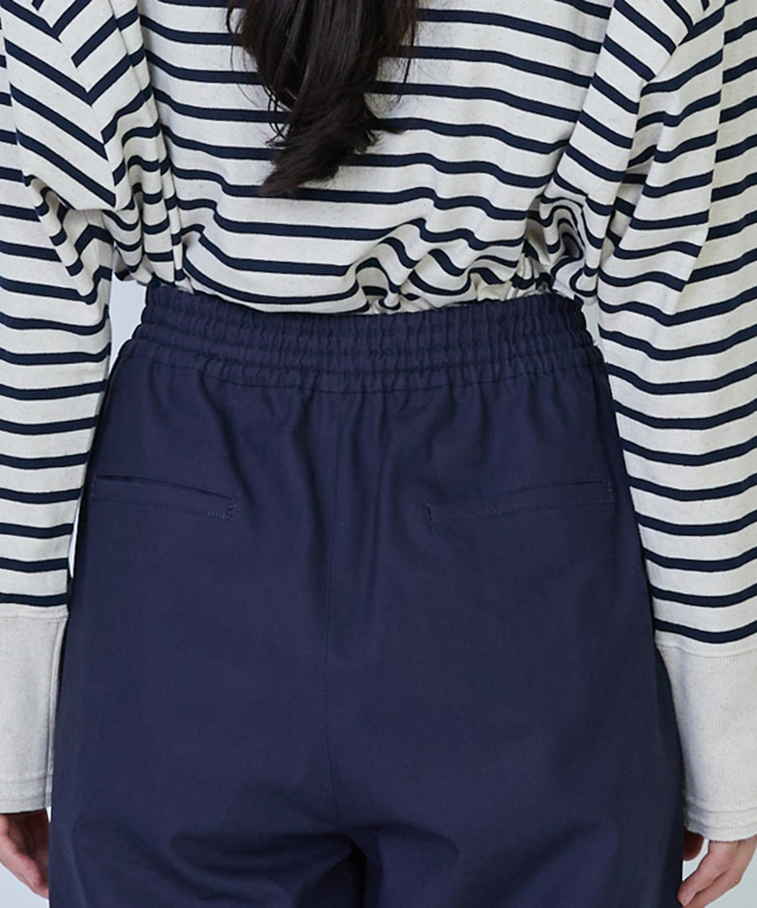 【LOISIR】コットンタイプライターワイドパンツ 詳細画像 キナリ 17