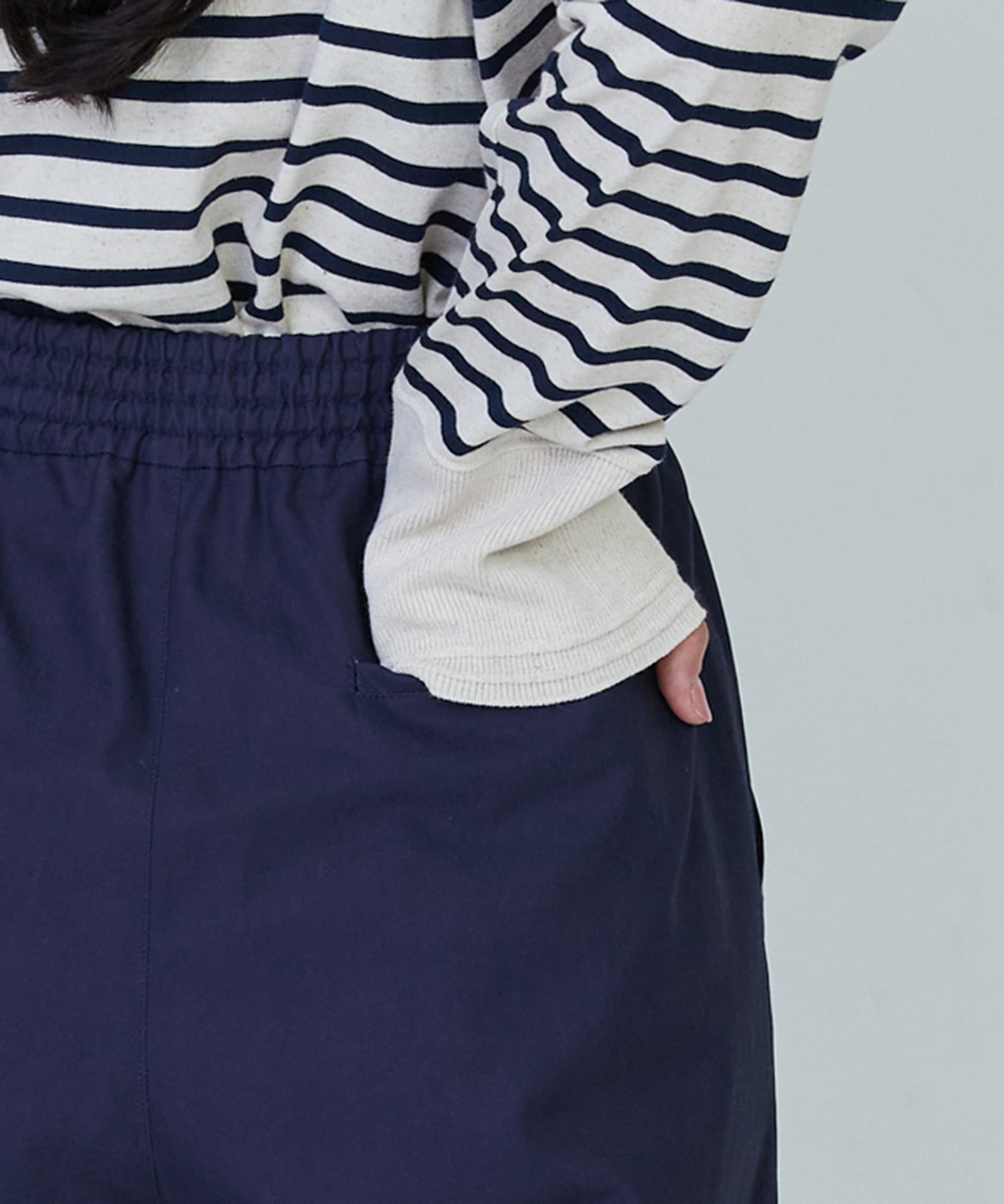 【LOISIR】コットンタイプライターワイドパンツ 詳細画像 キナリ 19