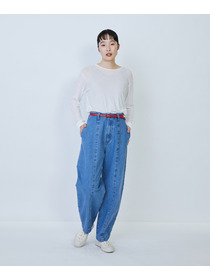 【LOISIR】デニムバルーンパンツ 詳細画像 ライトブルー 4