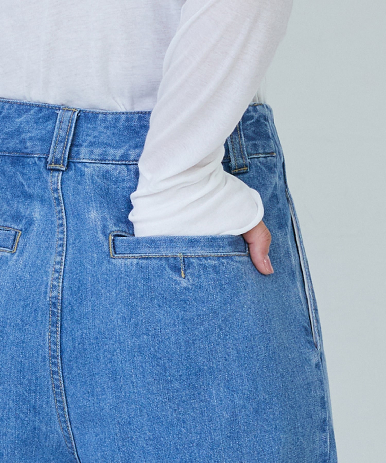 【LOISIR】デニムバルーンパンツ 詳細画像 ライトブルー 13