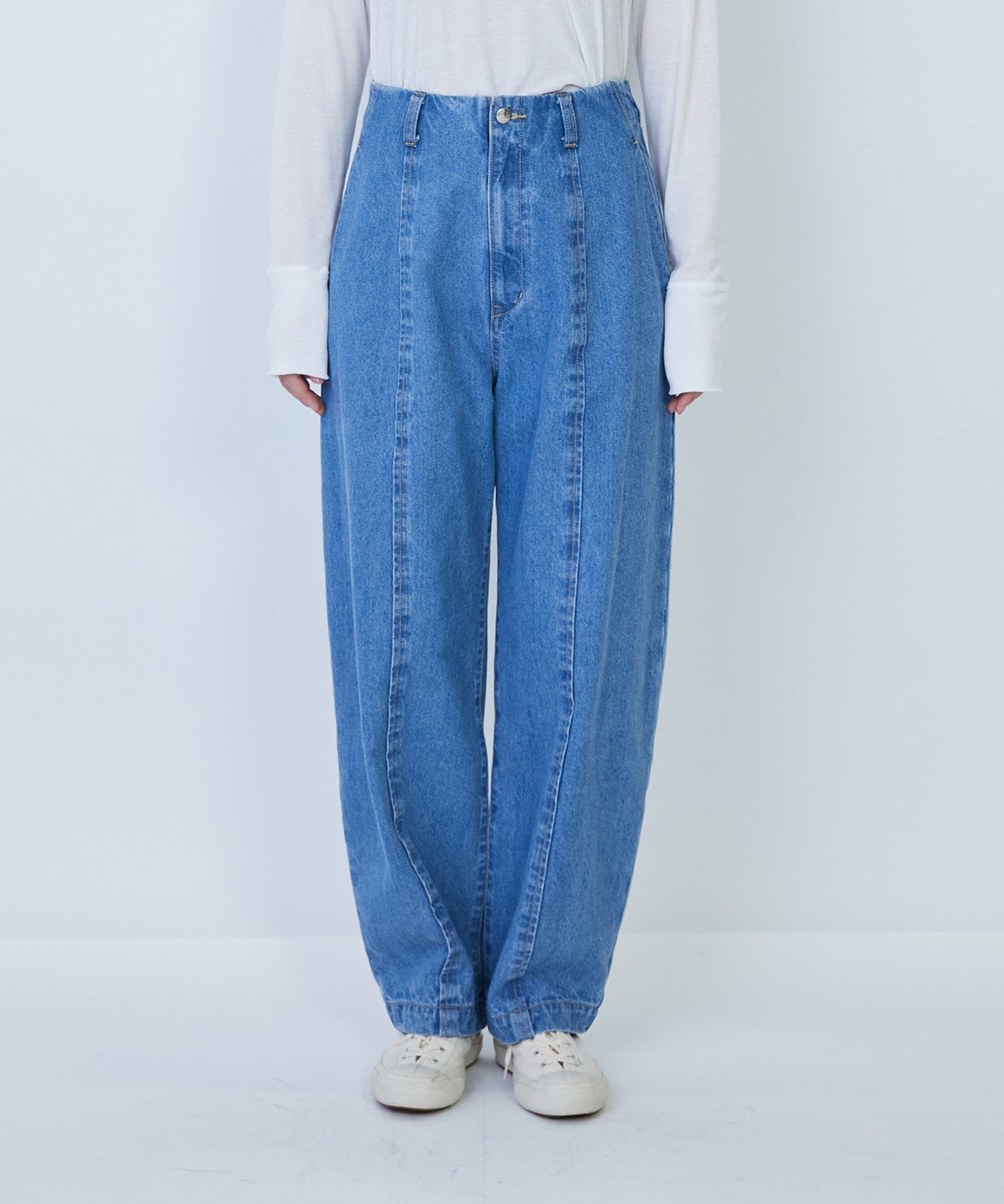 【LOISIR】デニムバルーンパンツ 詳細画像 ライトブルー 7