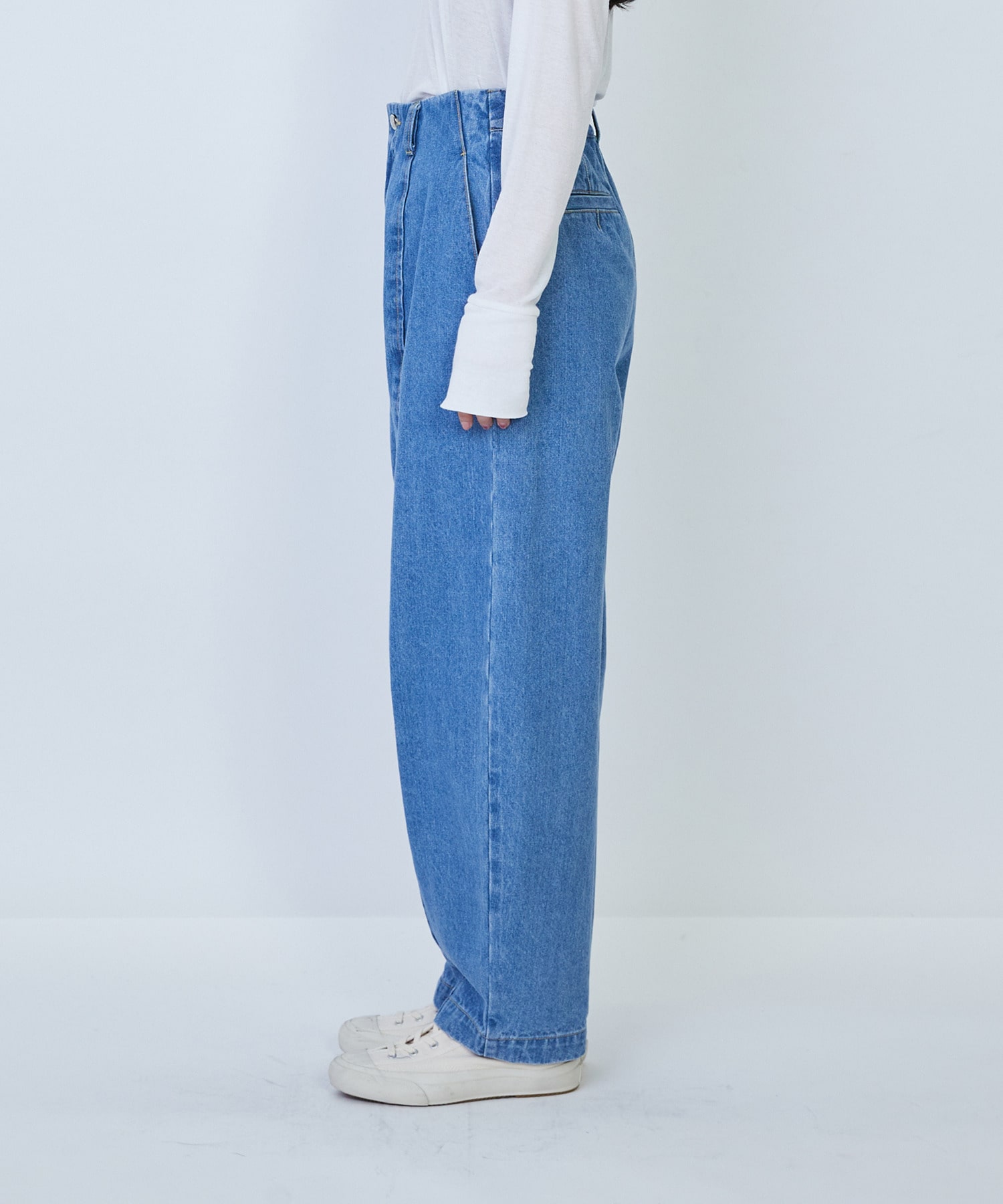【LOISIR】デニムバルーンパンツ 詳細画像 ライトブルー 8