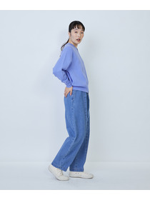 【LOISIR】コットン接結編みニットブルゾン 詳細画像 ブラック 10