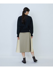 【LOISIR】コットン接結編みニットブルゾン 詳細画像 ブラック 18