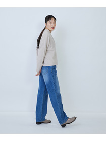 【LOISIR】ウール天竺ダブル釦カーディガン 詳細画像 ネイビー 10