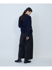 【LOISIR】ウール天竺ダブル釦カーディガン 詳細画像 ネイビー 18