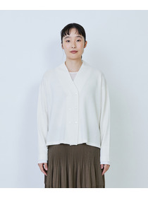 【LOISIR】ウール天竺ダブル釦カーディガン 詳細画像 ネイビー 5