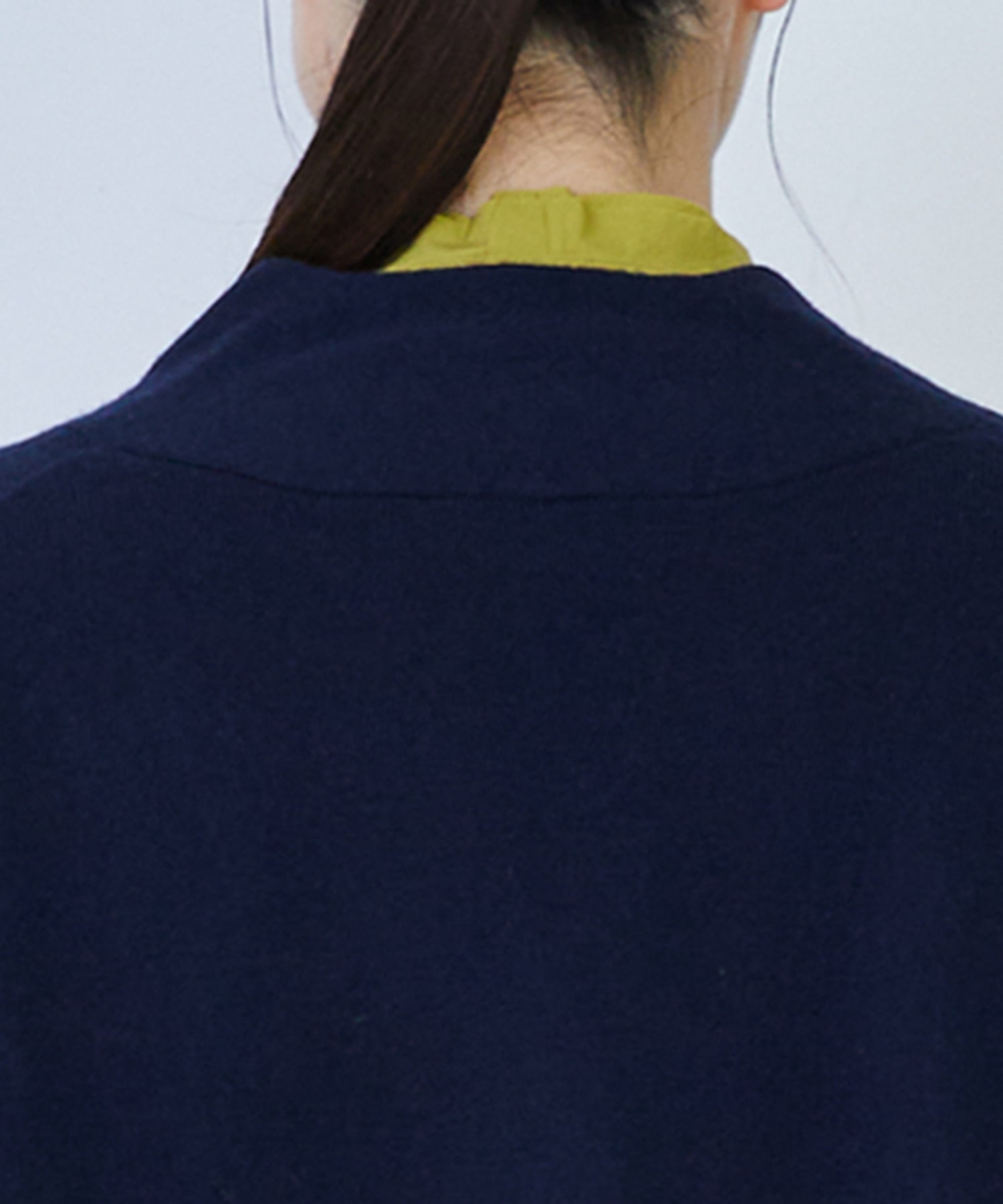 【LOISIR】ウール天竺ダブル釦カーディガン 詳細画像 ネイビー 23