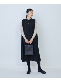 【LOISIR】ウール天竺ストール付きプルオーバー 詳細画像 ネイビー 12