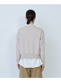 【LOISIR】ウール天竺ストール付きプルオーバー 詳細画像 ネイビー 20