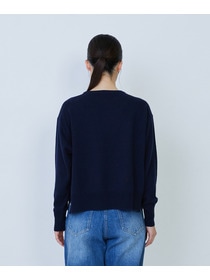 【LOISIR】ウール天竺ストール付きプルオーバー 詳細画像 ネイビー 29