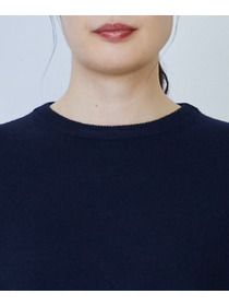 【LOISIR】ウール天竺ストール付きプルオーバー 詳細画像 ネイビー 30