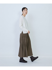 【LOISIR】ウール天竺ストール付きプルオーバー 詳細画像 ネイビー 7