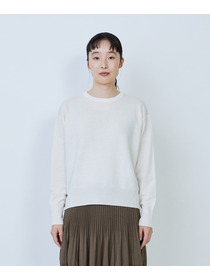 【LOISIR】ウール天竺ストール付きプルオーバー 詳細画像 ネイビー 9