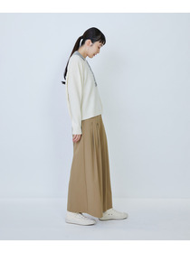 【LOISIR】ウール天竺ポロニット 詳細画像 オフホワイト 10