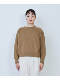 【LOISIR】コットン接結編みニットプルオーバー 詳細画像 ブラック 4