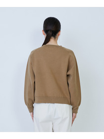 【LOISIR】コットン接結編みニットプルオーバー 詳細画像 ブラック 6