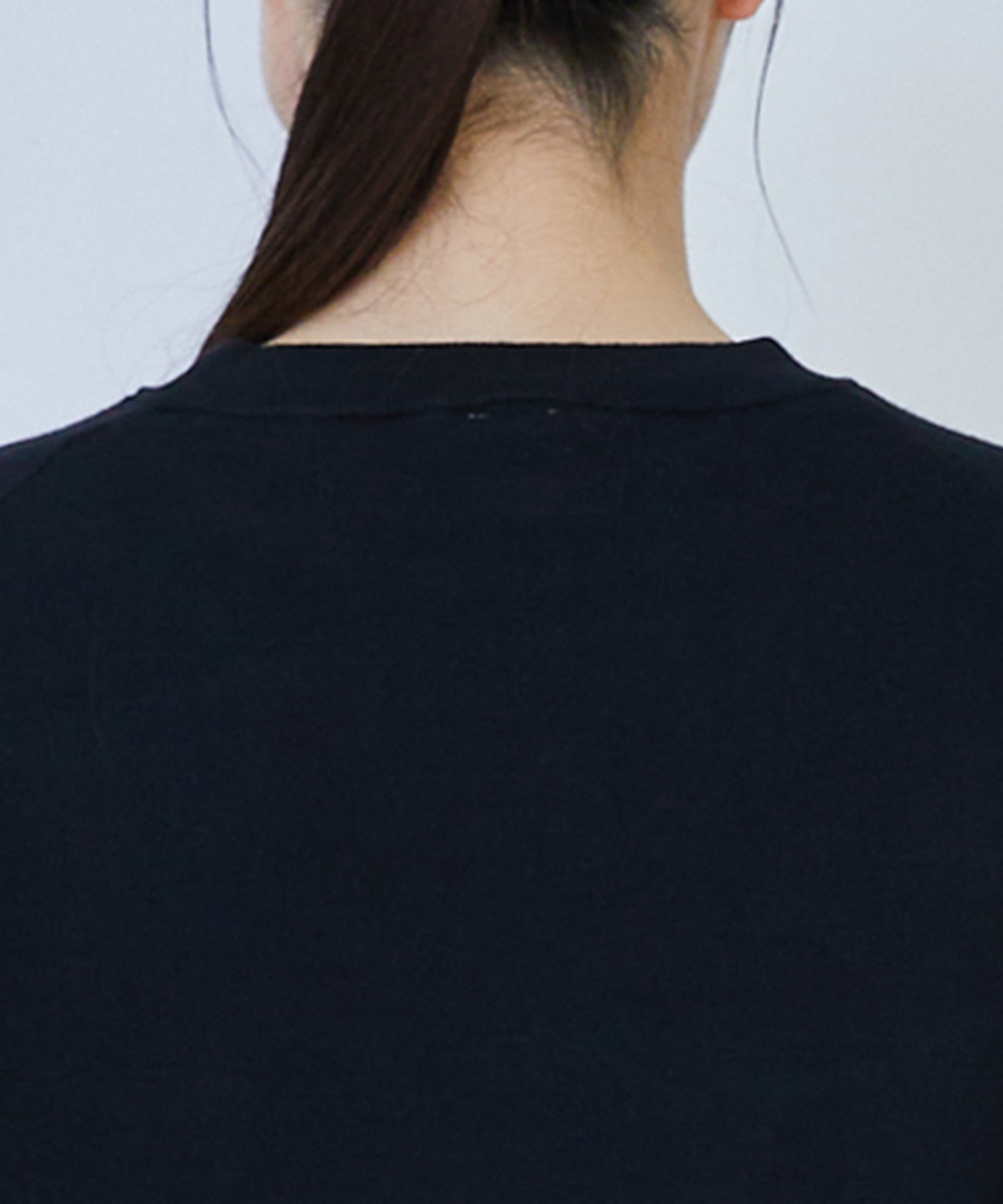 【LOISIR】コットン接結編みニットプルオーバー 詳細画像 ブラック 20