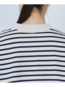 【LOISIR】綿麻天竺モックネックショートプルオーバー 詳細画像 ブラック 23