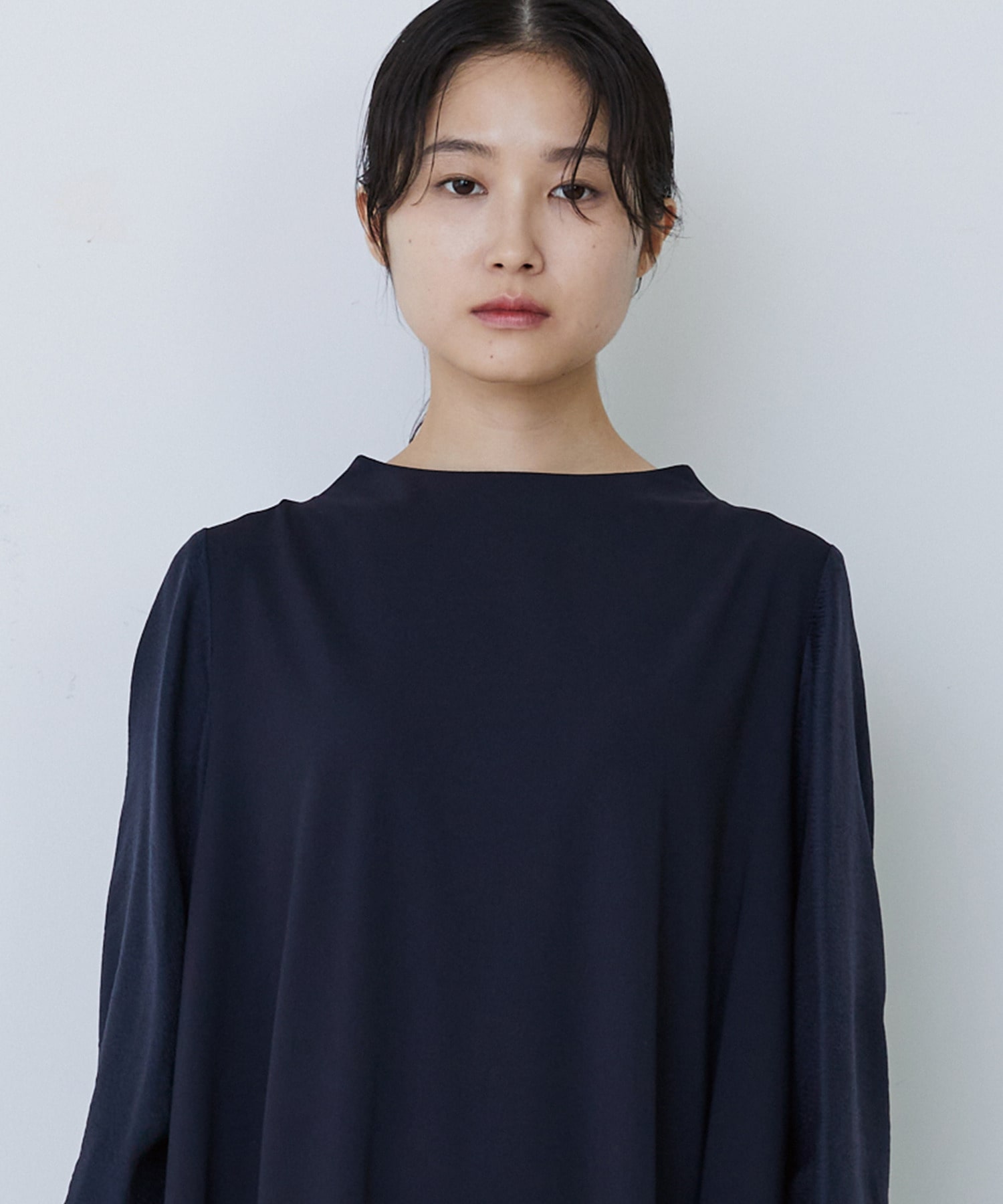 【congés payés】ジャカードスリープワンピース 詳細画像 ブラック 15