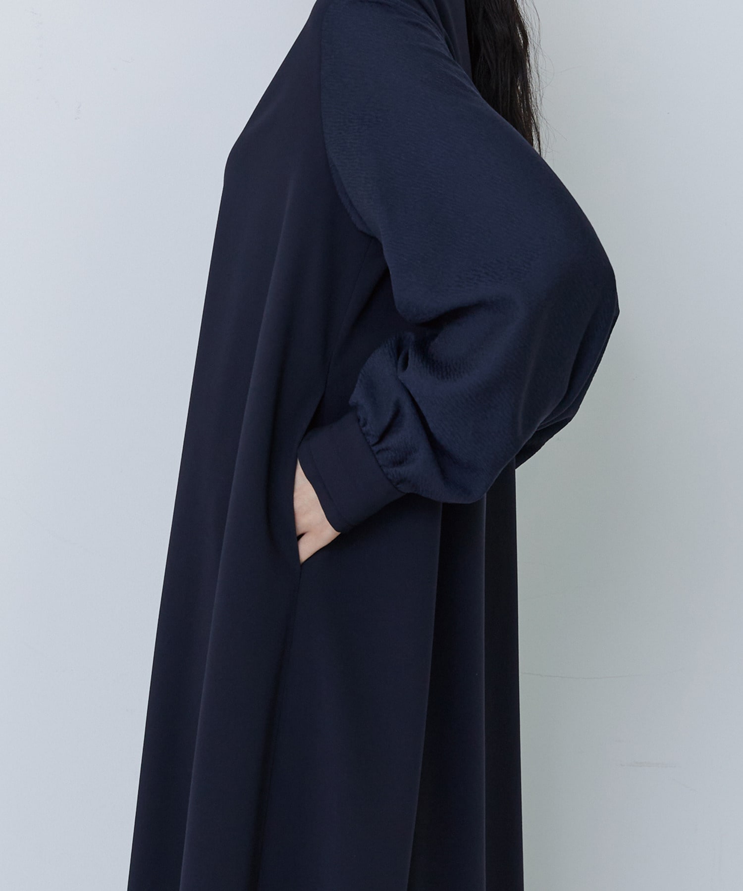 【congés payés】ジャカードスリープワンピース 詳細画像 ブラック 18